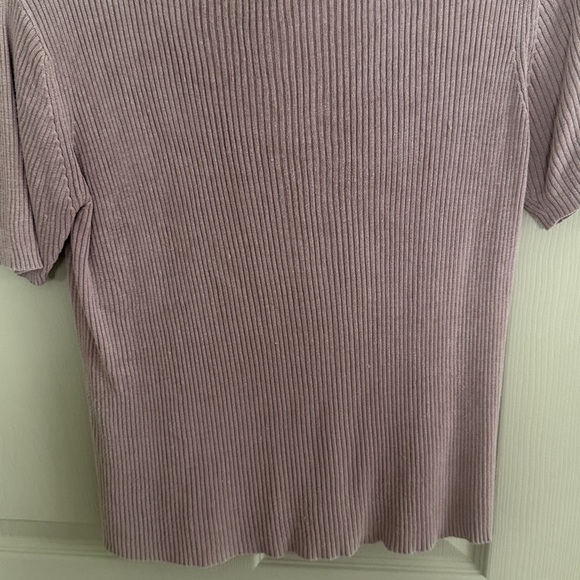 Vintage August Silk Dusty Rose Blouse - Picture 6 of 6